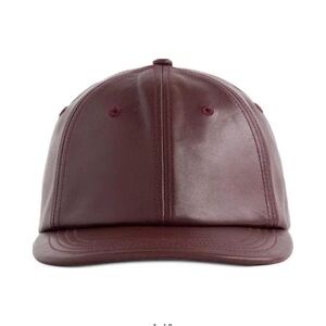 Aime Leon Dore Leather hat oxblood.  Great condition.